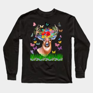 colorful meadow Long Sleeve T-Shirt